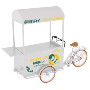 Three-Wheel Bicycle Mobile Vending Cart